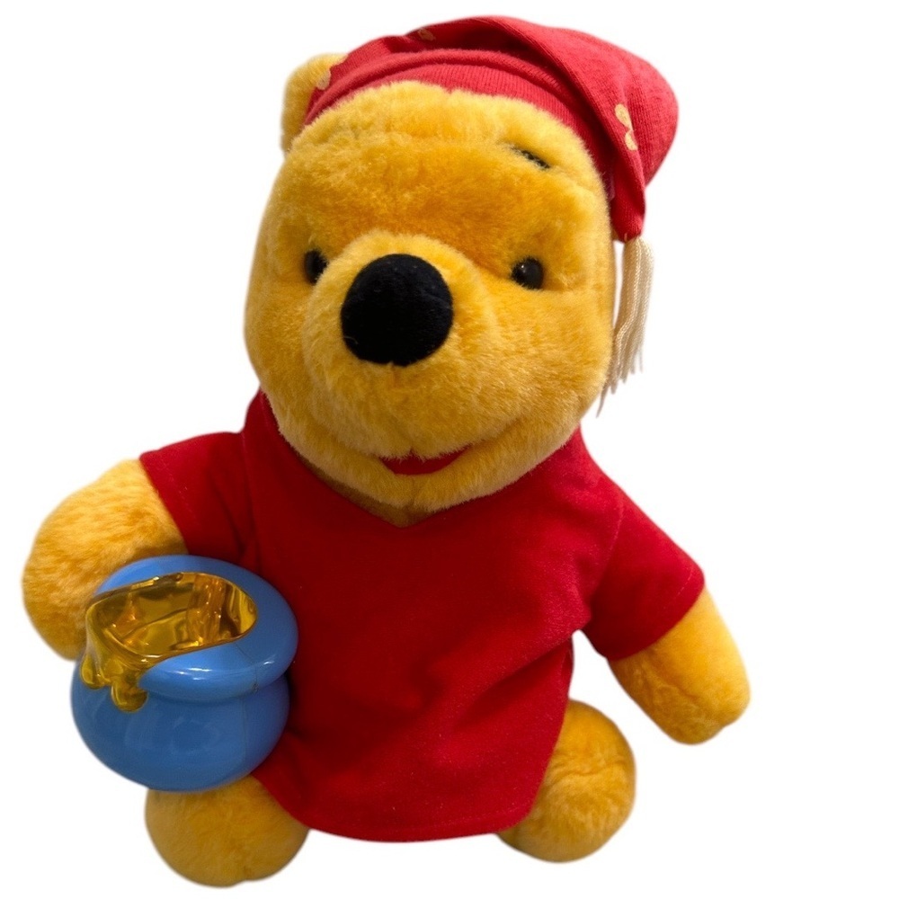 Vintage Disney Winnie the Pooh Pooh Bear Night Light Stuffed Animal
